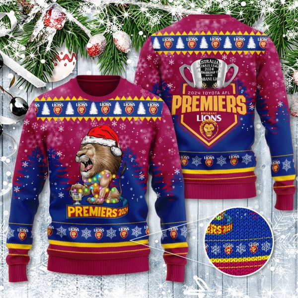 Brisbane Lions 3D Ugly Sweater - MAITM 8207