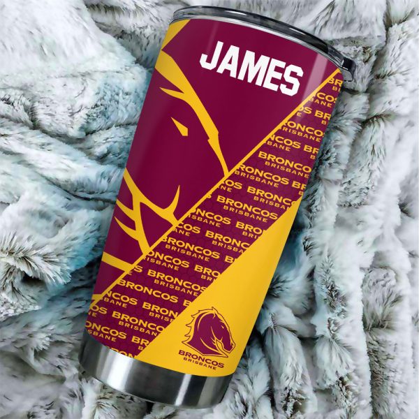Personalized Brisbane Broncos Tumbler Cup - VANDH 3478