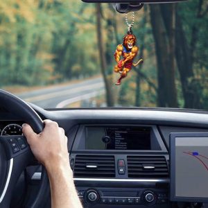 Brisbane Lions Custom Shape 2-sided Acrylic Car Ornament - HOATT 6364
