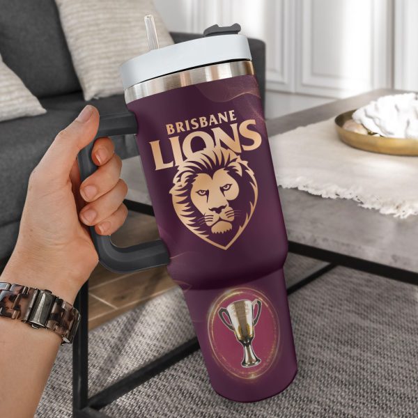 Personalized Brisbane Lions 40oz Stanley Tumbler - VANDH 3542
