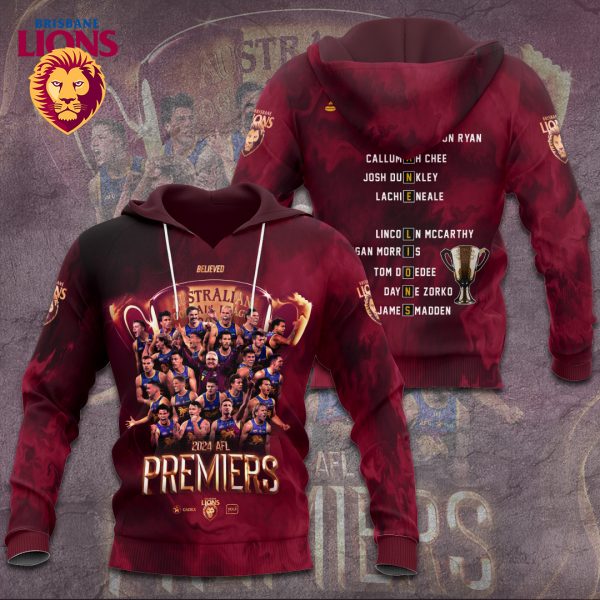 Brisbane Lions 3D Apparel - TANTN 8544