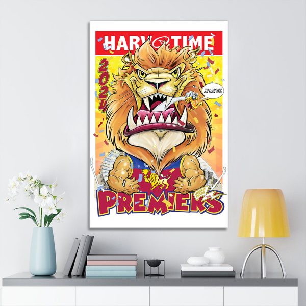Brisbane Lions Canvas - TANTN 8478