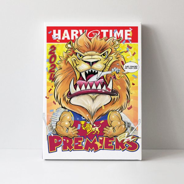 Brisbane Lions Canvas - TANTN 8478
