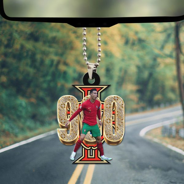 Cristiano Ronaldo x Portugal National Football Team Custom Shape 1-sided Acrylic Car Ornament - HUNGVV 7061