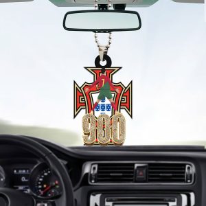 Cristiano Ronaldo x Portugal National Football Team Custom Shape 1-sided Acrylic Car Ornament - HUNGVV 7062