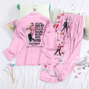 Elvis Presley Button Down Pajamas Set – HUNGVV 7058