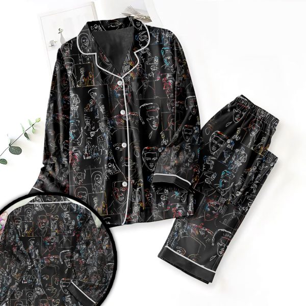 Elvis Presley Button Down Pajamas Set – GNE 1380