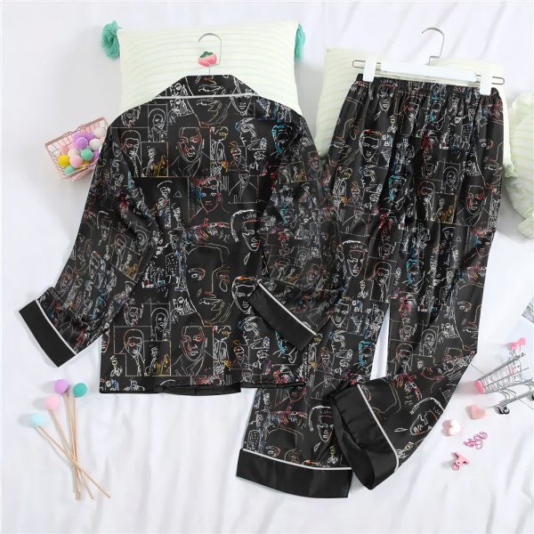 Elvis Presley Button Down Pajamas Set – GNE 1380