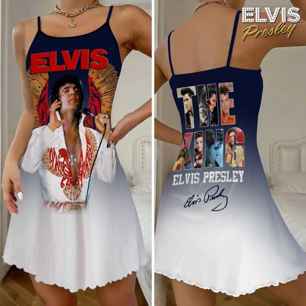 Elvis Presley 3D Strappy Swing Dress - VANDH 3446