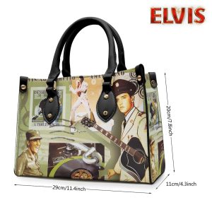 Elvis Presley Leather HandBag - VANDH 3413