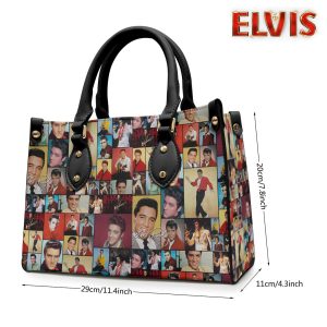 Elvis Presley Leather HandBag - VANDH 3412