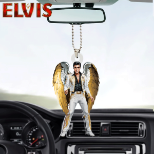 Elvis Presley Custom Shape 2-sided Acrylic Car Ornament - HOATT 6163