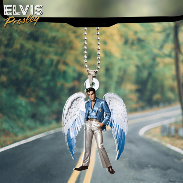 Elvis Presley Custom Shape 2-sided Acrylic Car Ornament - HOATT 6138