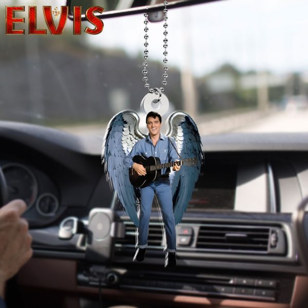 Elvis Presley Custom Shape 2-sided Acrylic Car Ornament - HOATT 6272