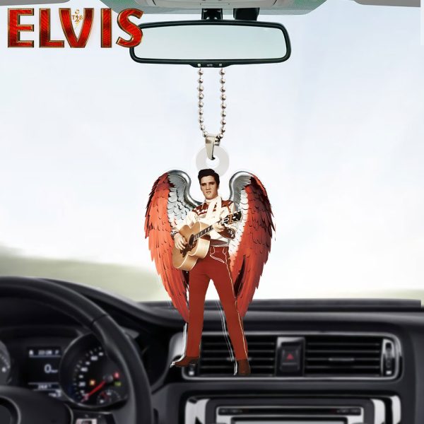 Elvis Presley Custom Shape 2-sided Acrylic Car Ornament - HOATT 6273