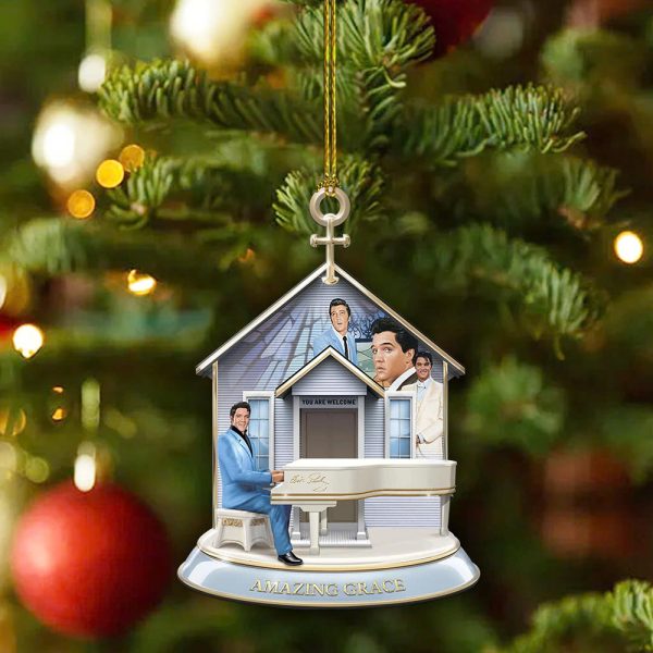 Elvis Presley Custom Shape 1-sided Acrylic Ornament - MAITM 8102