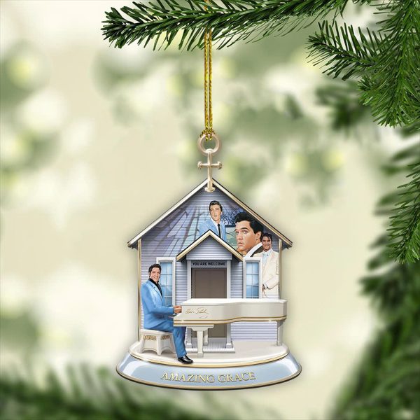 Elvis Presley Custom Shape 1-sided Acrylic Ornament - MAITM 8102