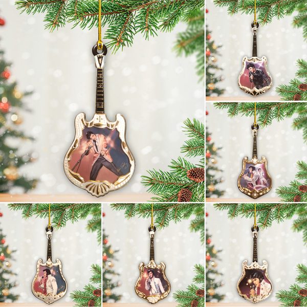 6PCS Elvis Presley Custom Shape 2-sided Acrylic Ornament – GNE 1540