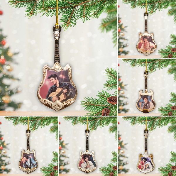 6PCS Elvis Presley Custom Shape 2-sided Acrylic Ornament – GNE 1541