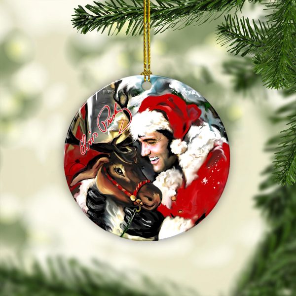 Elvis Presley Fixed Shape 2-sided Acrylic Ornament - GNE 1467