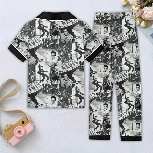 Elvis Presley Women Short Sleeve Pajamas Set - HOATT 6122