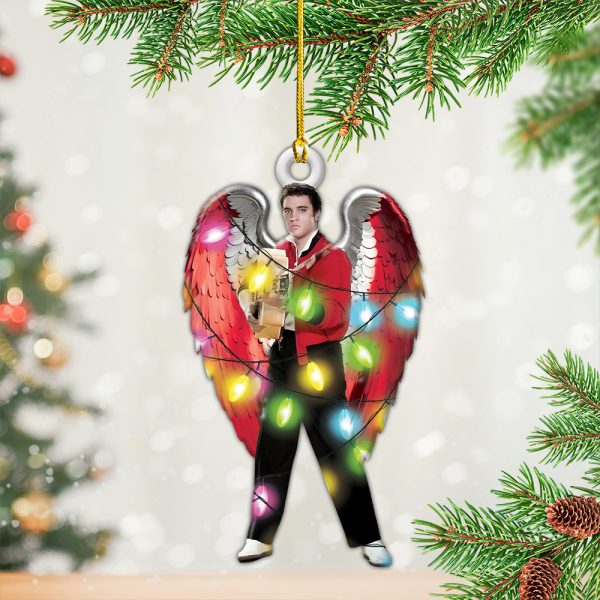 6PCS Elvis Presley Custom Shape 2-sided Acrylic Ornament - HOATT 6325