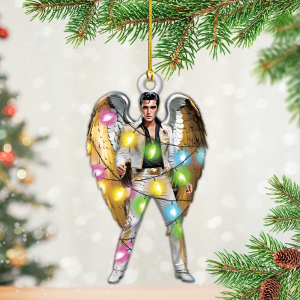6PCS Elvis Presley Custom Shape 2-sided Acrylic Ornament - HOATT 6325