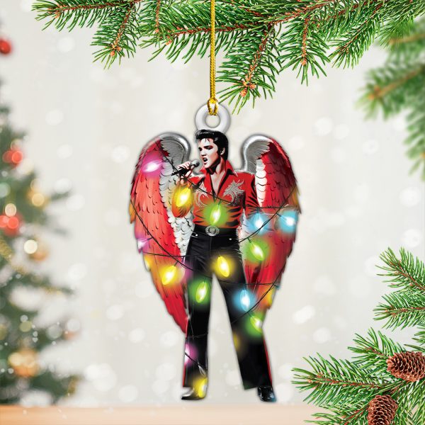 6PCS Elvis Presley Custom Shape 2-sided Acrylic Ornament - HOATT 6325