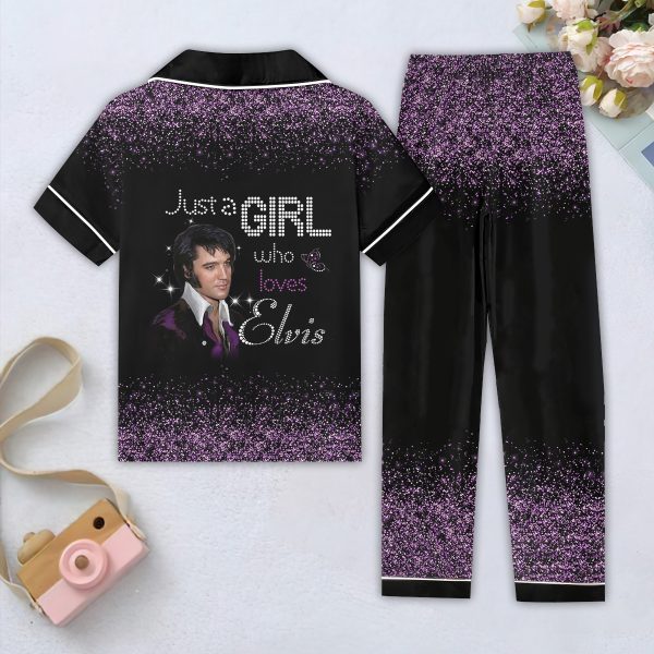 Elvis Presley Women Short Sleeve Pajamas Set - HOATT 6146