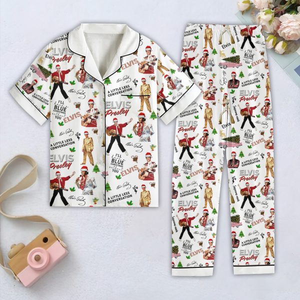 Elvis Presley Women Short Sleeve Pajamas Set - HOATT 6181