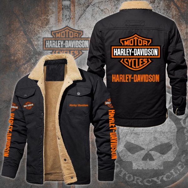 Harley Davidson 2D Winter Fleece Jacket - TANTN 8327