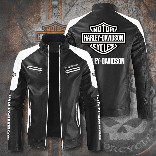 Harley Davidson Premium Leather Bomber - TANTN 8326
