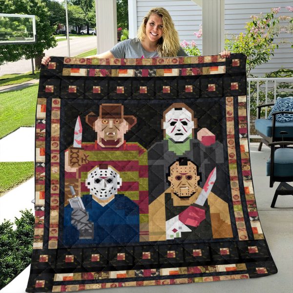 Horror Movies Quilt Blanket - VANDH 3437