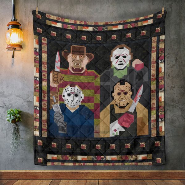 Horror Movies Quilt Blanket - VANDH 3437