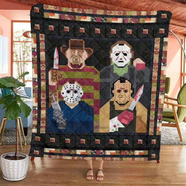 Horror Movies Quilt Blanket - VANDH 3437