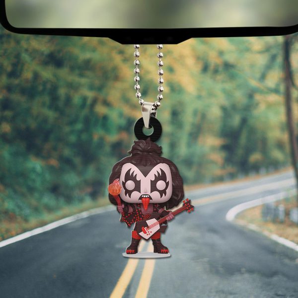 Kiss Band Custom Shape 1-sided Acrylic Car Ornament - GNE 1421