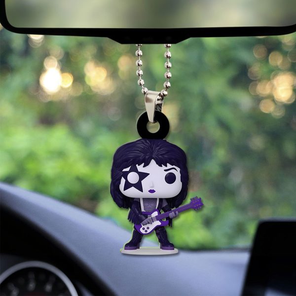Kiss Band Custom Shape 1-sided Acrylic Car Ornament - GNE 1422