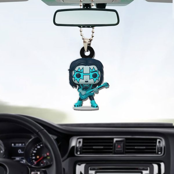 Kiss Band Custom Shape 1-sided Acrylic Car Ornament - GNE 1423