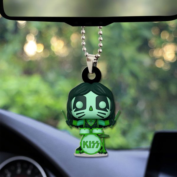 Kiss Band Custom Shape 1-sided Acrylic Car Ornament - GNE 1424