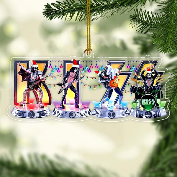 Kiss Band Custom Shape Clear 1-sided Acrylic Ornament - GNE 1527