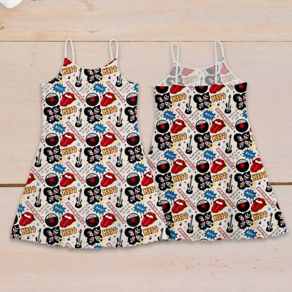 Kiss Band 3D Strappy Swing Dress - GNE 1324