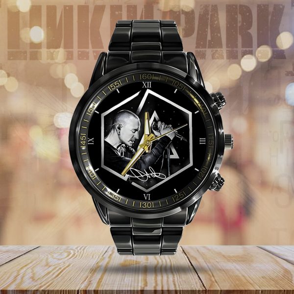 Linkin Park x Chester Bennington Black Stainless Steel Watch - MAITM 8004