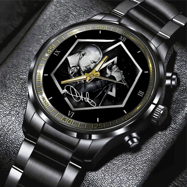 Linkin Park x Chester Bennington Black Stainless Steel Watch - MAITM 8004