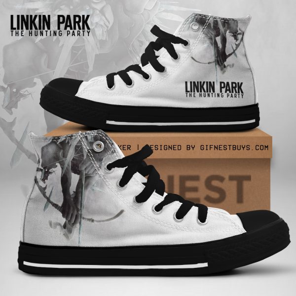 Linkin Park High Top Canvas Shoes - GNE 1529