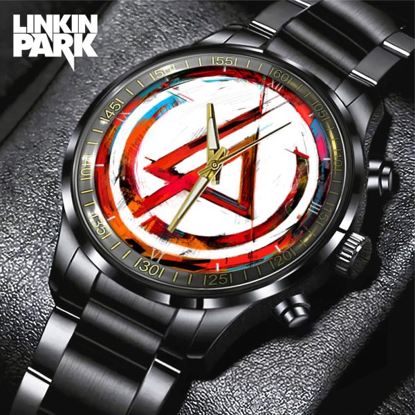 Linkin Park Black Stainless Steel Watch - GNE 1378