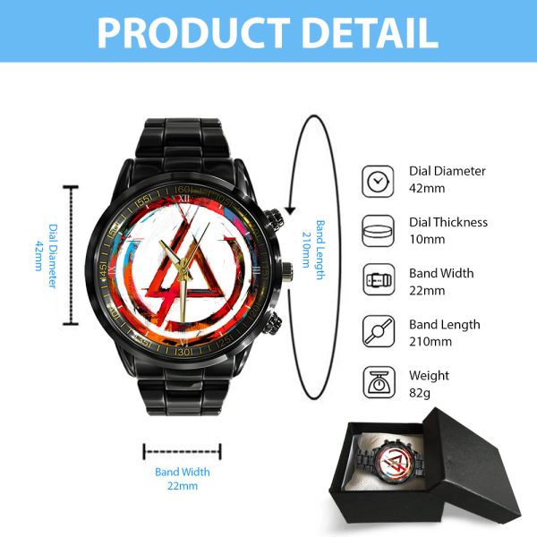 Linkin Park Black Stainless Steel Watch - GNE 1378