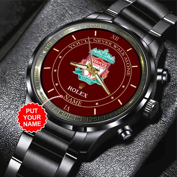 Personalized Liverpool FC x Rolex Black Stainless Steel Watch - MAITM 8151