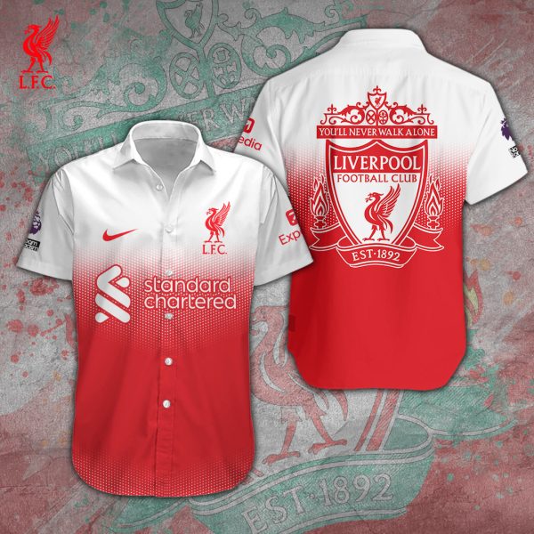Liverpool FC Short Sleeve Dress Shirt - TANTN 8075.1