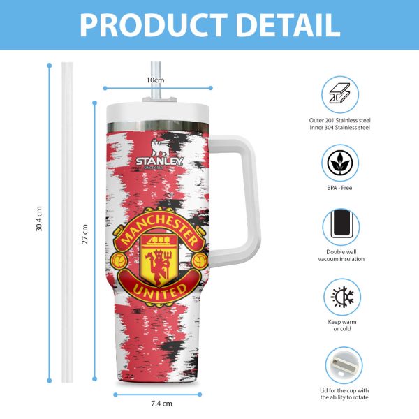 Manchester United 40oz Stanley Tumbler - HUNGVV 7051