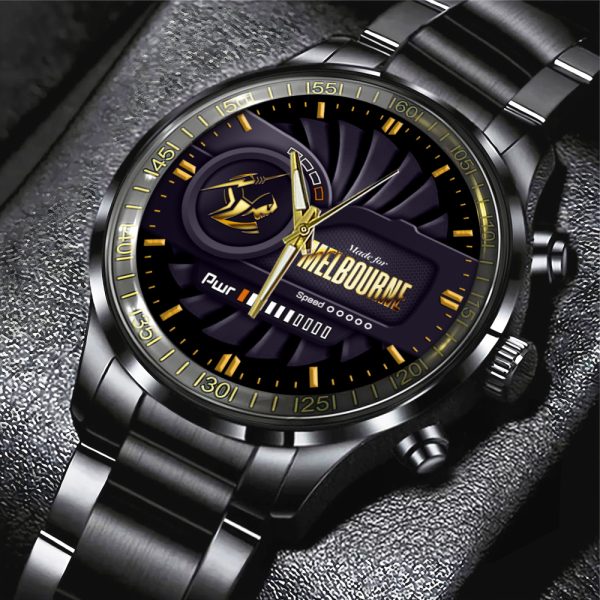 Melbourne Storm Black Stainless Steel Watch - MAITM 8067